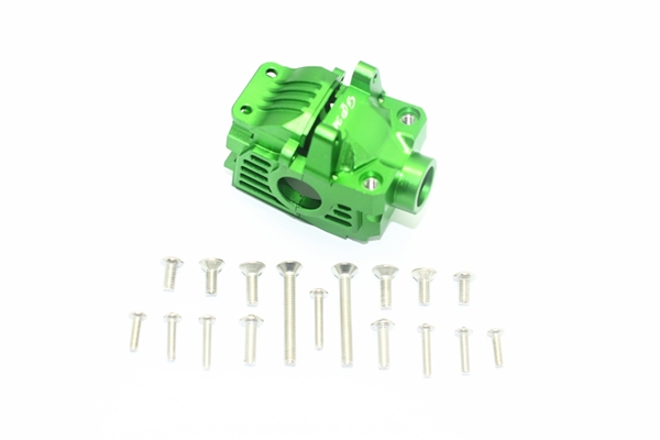 GPM Aluminum Front Gearbox for 4x4 Slash Rustler Stampede (Green)