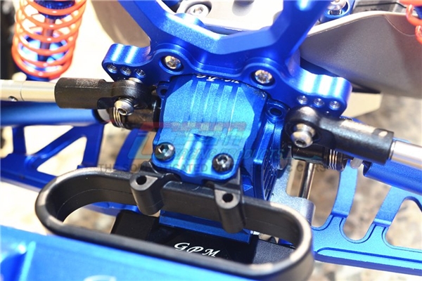 GPM Aluminum Rear Gearbox for 4x4 Slash Rustler Stampede (Green)