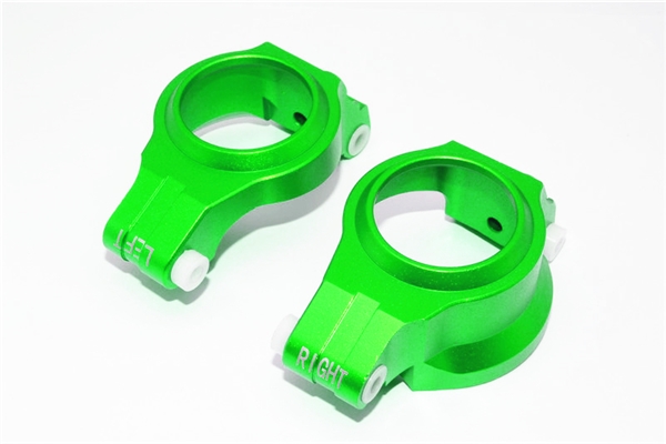 GPM Aluminum Front Caster Blocks C-Hubs for X-Maxx (Green)
