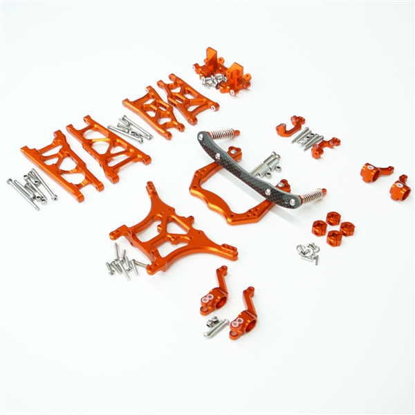 Gen3 RC Orange Aluminum Complete Upgrade Kit Traxx