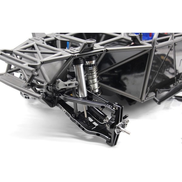 Hot Racing Black Aluminum Front Lower Arms for Traxxas UDR