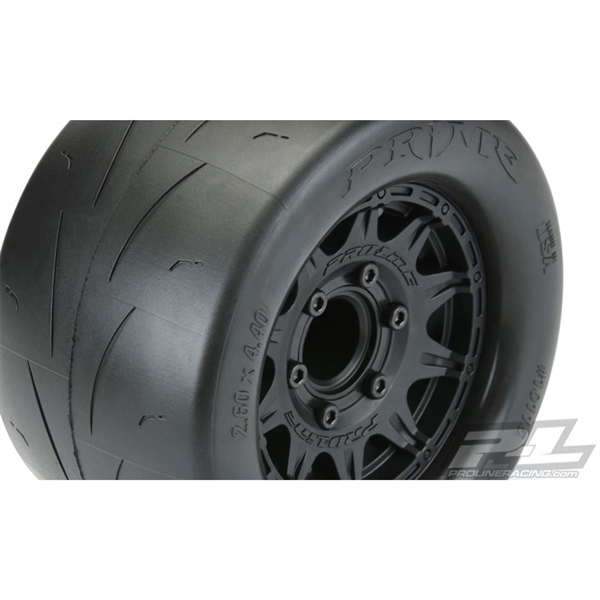 Pro-Line Prime 2.8 Tires on Raid Black 6x30 Front/Rear Wheels (2)