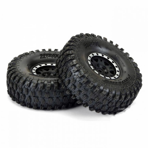 Pro-Line Hyrax 1.9 G8 Tires on Impulse Black/Silve