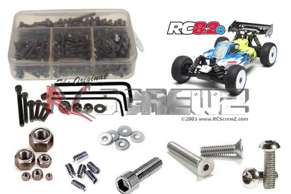 RC Screwz Associated RC8.2e Stainless Steel Screw Kit