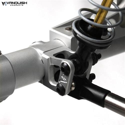 Vanquish Axial AR60 Axle Shock Link Mounts Clear Anodized