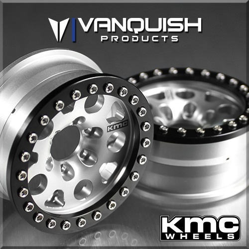Vanquish KMC Enduro XD222 1.9 Wheels Clear Anodized