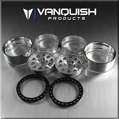 Vanquish KMC Enduro XD222 1.9 Wheels Clear Anodized