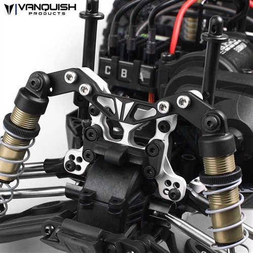 Vanquish Axial Yeti Aluminum Front Shock Tower Clear Anodized