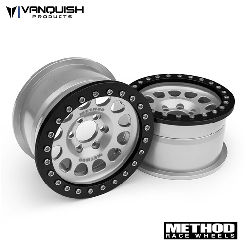 Vanquish Method 2.2 Race Wheel (1.2" Wide) 105 Clear/Black Anodized