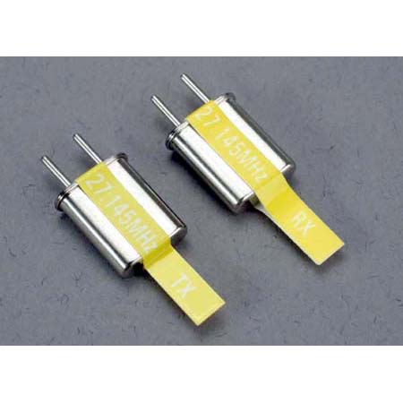 Traxxas #4 Crystal Set (Yellow): 27.145 MHz