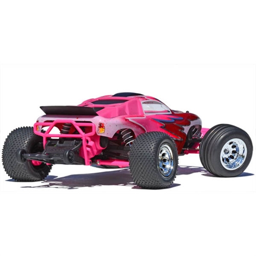 RPM Pink Rear Bumper for Traxxas Electric Rustler 2WD