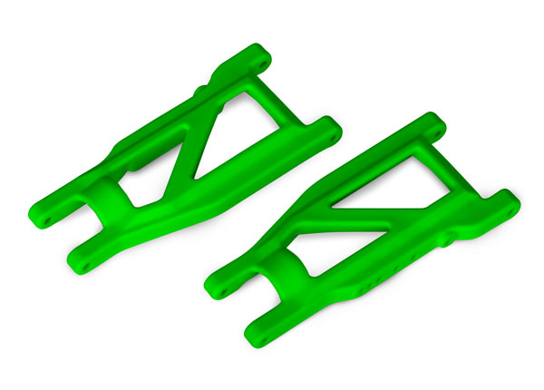 Traxxas HD Green Front/Rear Suspension Arms (2) for 4x4 Slash Rustler Stampede (3655G)