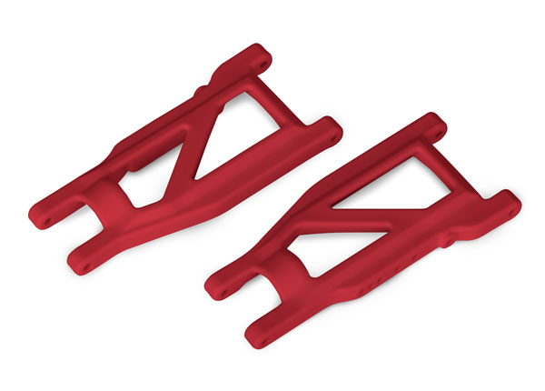 traxxasトラクサスRUSTLERvxlブラシレス2台パーツ多数アルミパーツ Traxxas HD Red Front/Rear Suspension Arms (2) for Slash 4x4