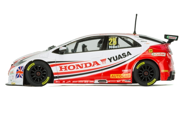 Scalextric Honda Civic Type R BTCC Matt Neal 1/32 Slot Car