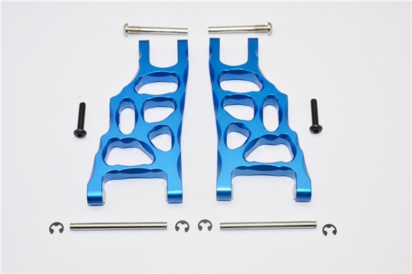 GPM Blue Aluminum Front Suspension Arms for 2WD Slash Rustler Stampede