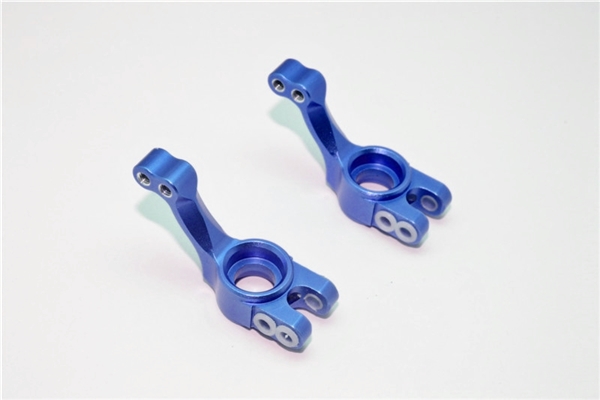 GPM Blue Aluminum Rear Stub Axle Carriers for 2WD Stampede Rustler Slash Bandit