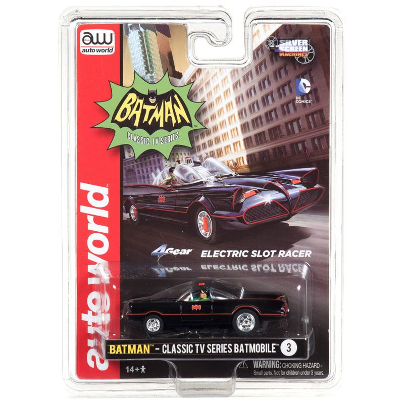 Auto World 4Gear Batman TV Series 1966 Batmobile HO Slot Car