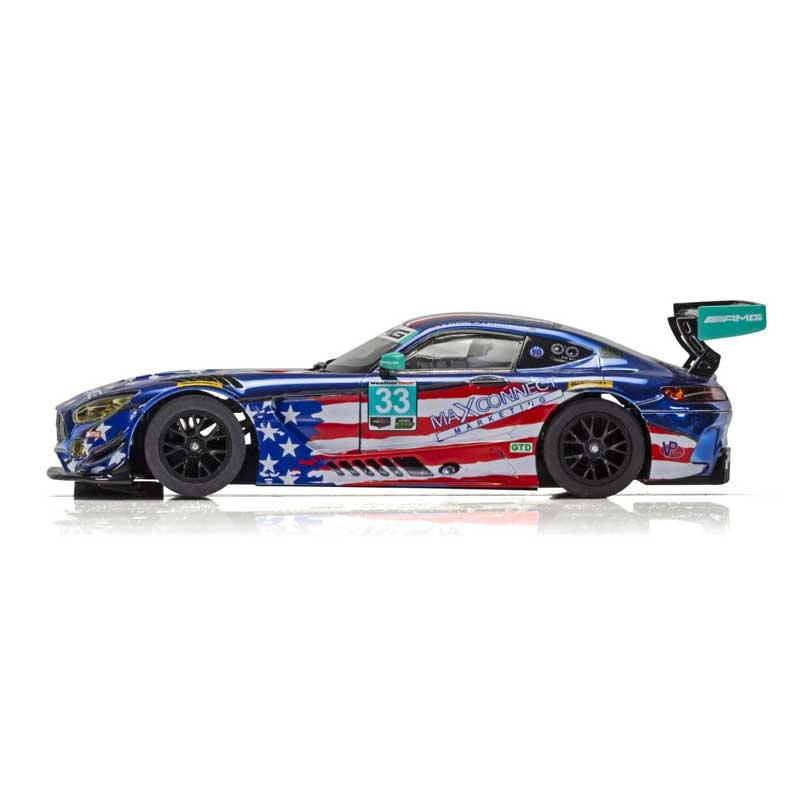 Scalextric Mercedes AMG GT3 Stars &  Stripes 1/32 Slot Car (C4023)