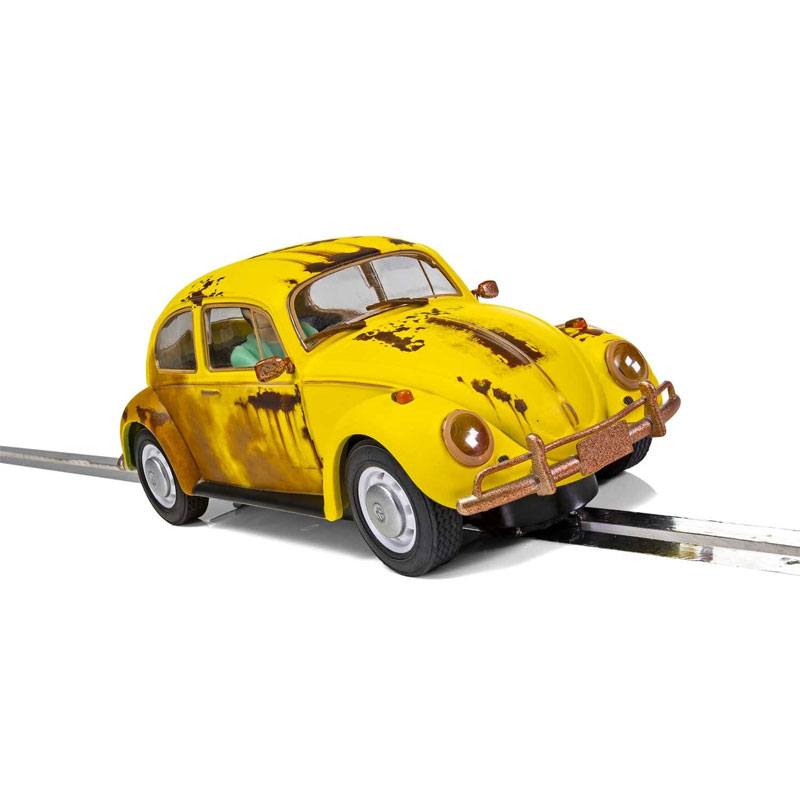 Scalextric Volkswagen Beetle Yellow Weathered 1/32 Slot Car