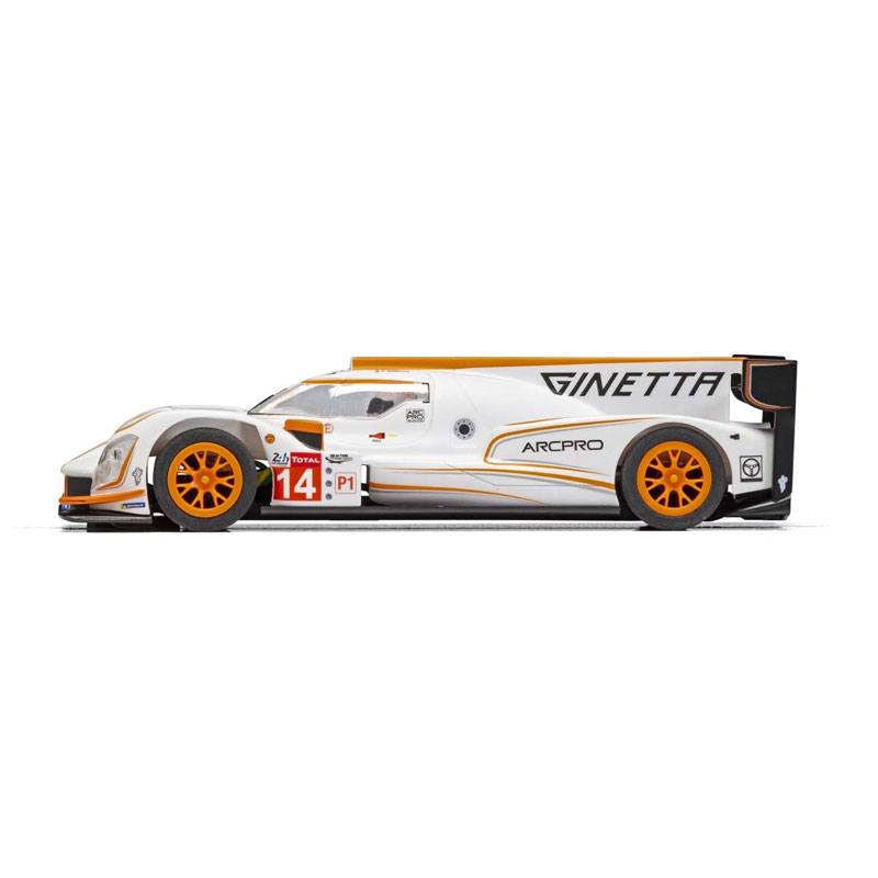 Scalextric Ginetta G60-LT-P1 No 14 - White/Orange 1/32 Slot Car (C4061)