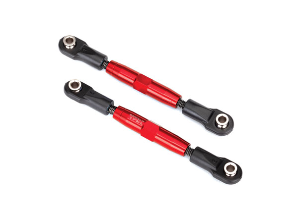 Traxxas TUBES Red 7075-T6 Aluminum 83mm Camber Links | Traxxas 3643R