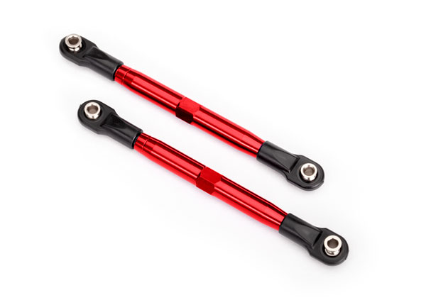 Traxxas Rustler 4x4 TUBES Red 7075-T6 Aluminum Front 87mm Toe