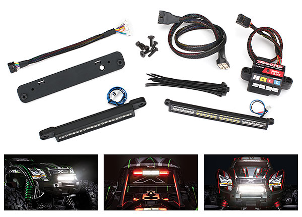 Traxxas X-Maxx Complete LED Light Kit with #6590 HV Power