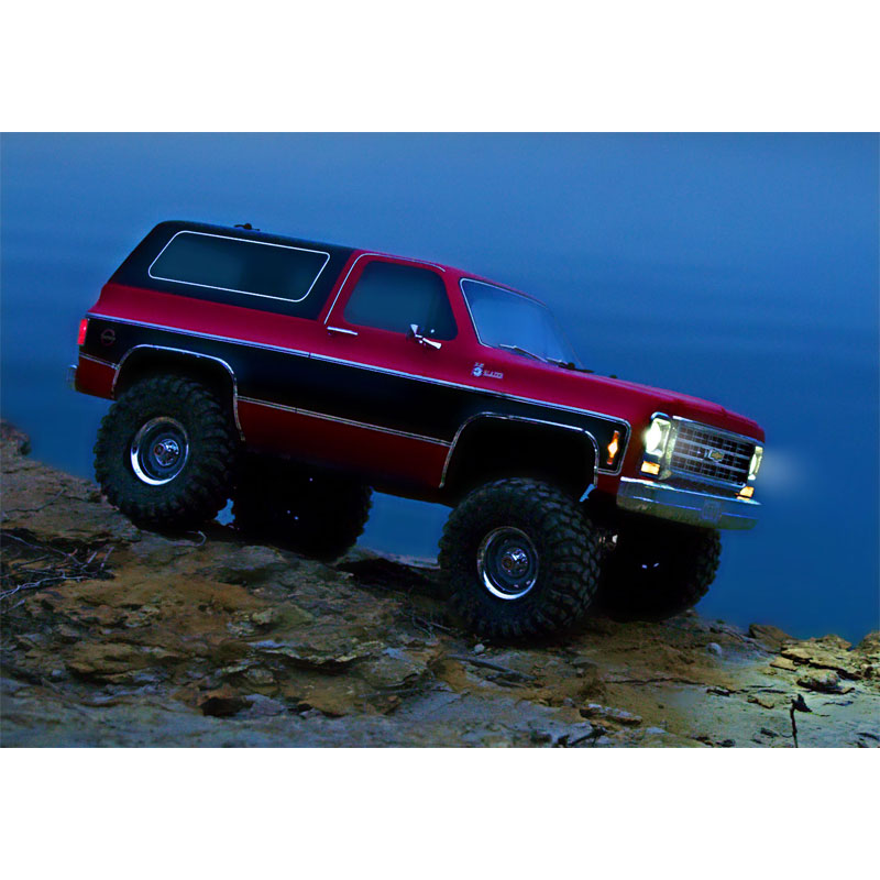 Traxxas TRX-4 Blazer Complete LED Light Set w/Power Supply - Includes Headlights, Tail Lights, Side Marker Lights, Distribution Block (8038)