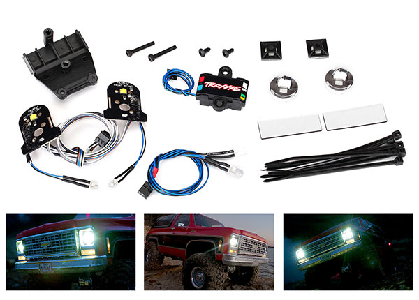 Traxxas TRX-4 Blazer LED Light Set - Includes Headlights, Tail