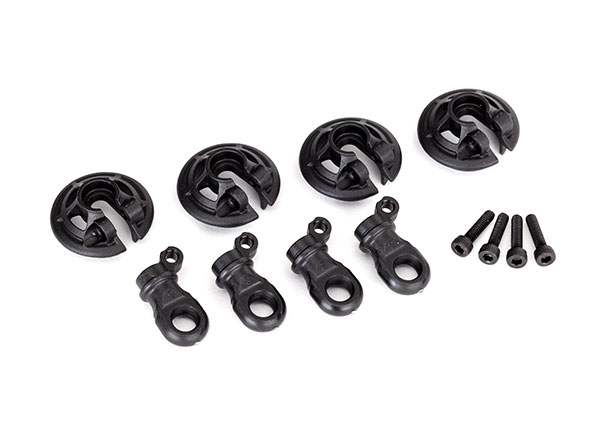 Traxxas Captured Lower Spring Retainers for GTR Shocks on UDR and Slash 4x4 GTR Shocks (8459)