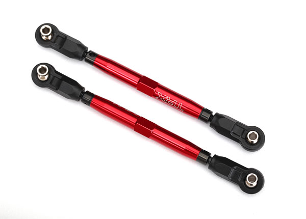 Traxxas TUBES Red 7075-T6 Aluminum Front 102mm Toe Links (8547R)