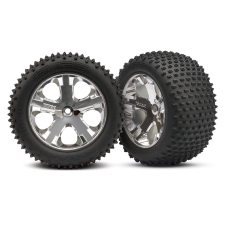 traxxas UDR アルミホイール　2本　未使用品　トラクサス　社外ホイール Traxxas Rustler Rear Alias Tires and Wheels