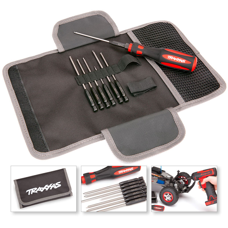 Traxxas Speed Bit Master Set 7-Pc Metric Hex Driver Set 1/4 Traxxas Speed Bit Master Set 7-Pc Metric Hex Driver Set 1/4