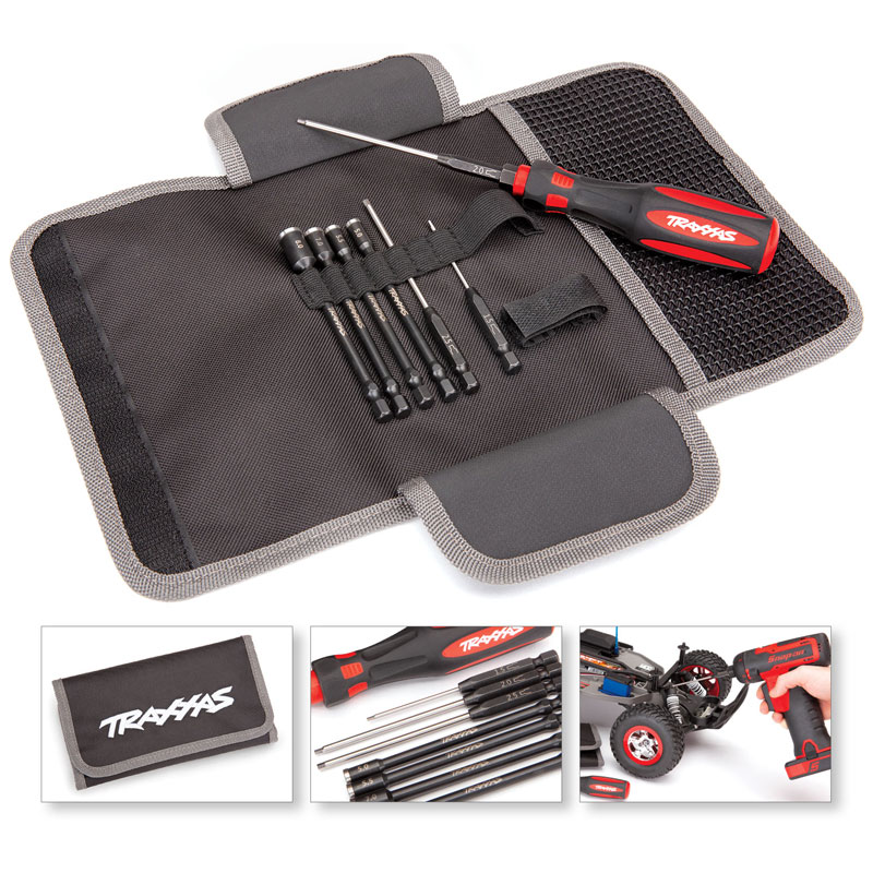 Traxxas Speed Bit Essentials 7-Pc Hex & Nut Driver Set 1/4