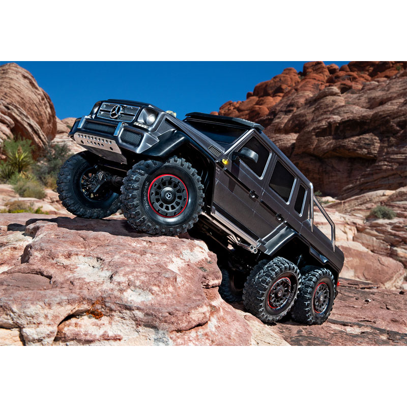 トラクサス TRX-6 6セル仕様 ブラバスG63 オプション多数 高額メカ Traxxas TRX-6 1/10 6x6 Trail Crawler Truck w/Mercedes-Benz G 63