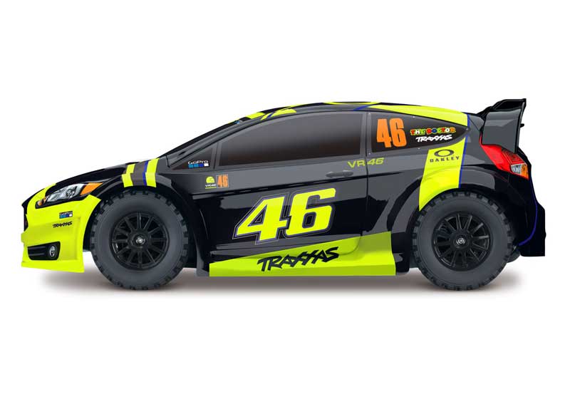 Traxxas Ford Fiesta ST Rally VR46 1/10 4WD Brushed RTR Valentino Rossi Edition