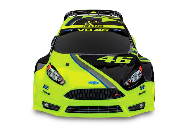 Traxxas Ford Fiesta ST Rally VR46 1/10 4WD Brushed RTR Valentino Rossi Edition