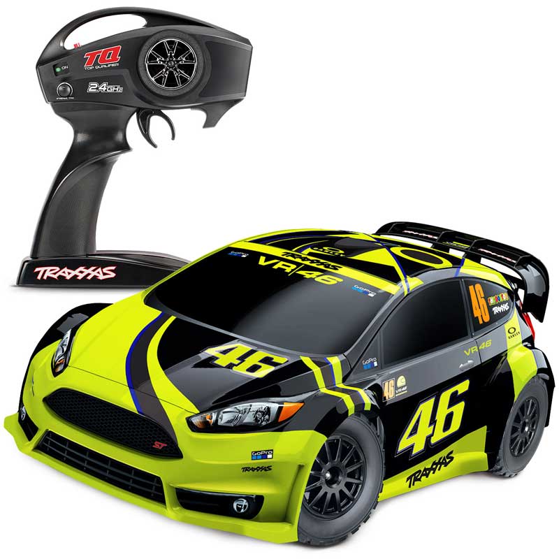RCカー Traxxas Ford Fiesta ST Rally VR46 Valentino Rossi 1/10 4WD RTR RC Car