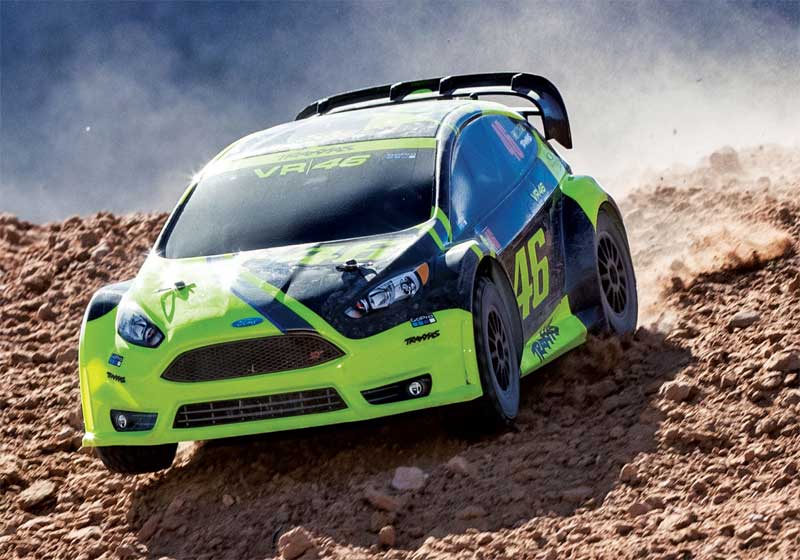Traxxas Ford Fiesta ST Rally VR46 1/10 4WD Brushed RTR Valentino Rossi Edition