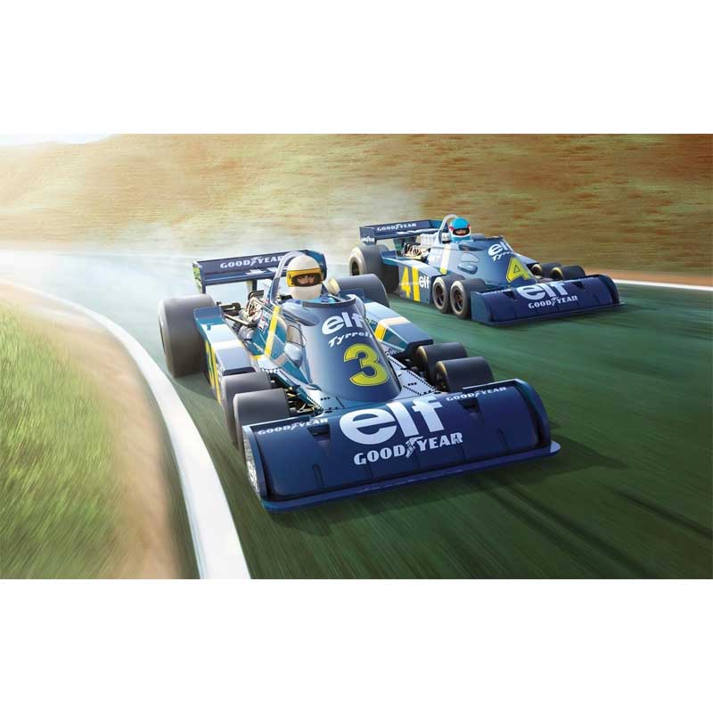 Scalextric Tyrrell P34 Swedish GP 1976 Twin Pack 1/32 Slot Cars