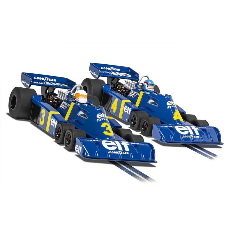 サイン本含む Tyrrell P34 1976・1977 2冊セット Scalextric Tyrrell P34 Swedish GP 1976 Twin Pack 1/32 Slot Cars
