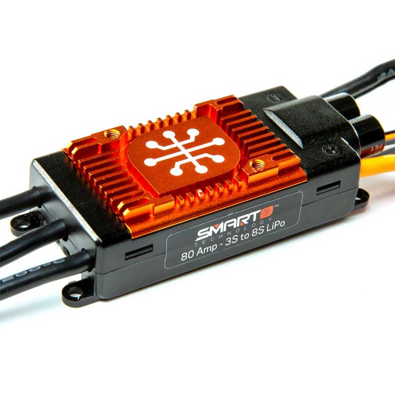 Spektrum Avian 80-Amp Brushless Smart ESC for 3S-8S LiPo (SPMXAE1080)
