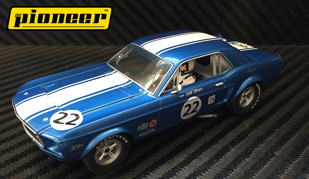 Pioneer 1968 Ford Mustang Notchback 1/32 Slot Car P010