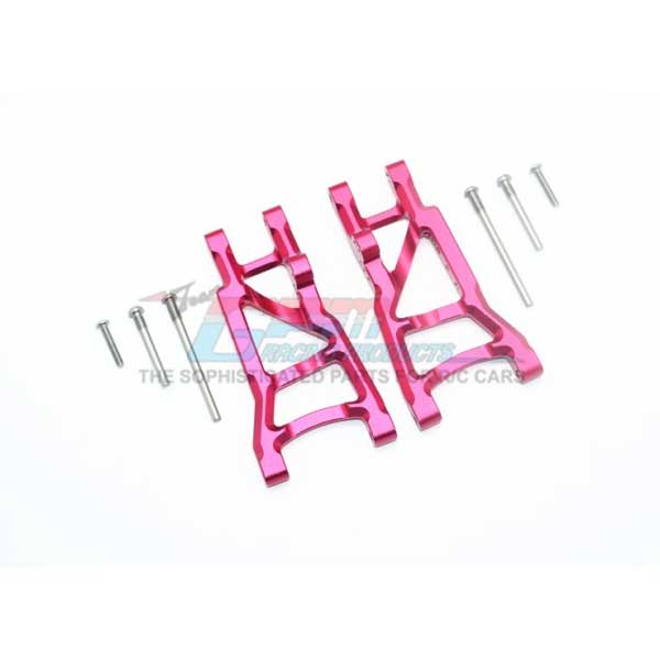 GPM Red Aluminum Rear Suspension Arms for 2WD Slash (SLA2W056-R)