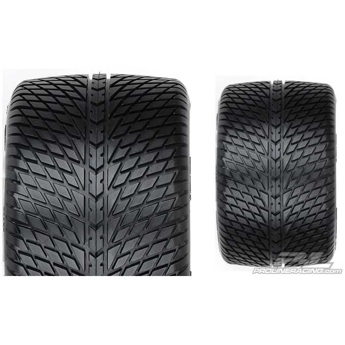 Pro-Line Road Rage 3.8 Tires on Raid 8x32 17mm Removable Hex