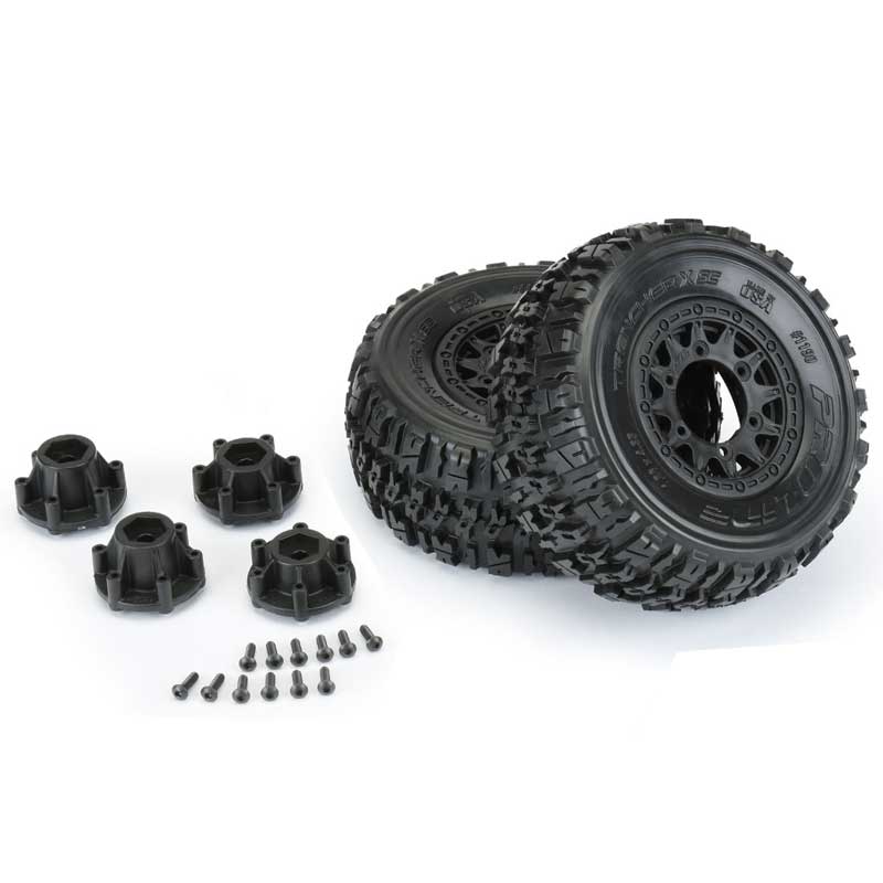 Pro-Line Trencher X SC Tires on Raid 6x30 Adjustable 12mm Hex