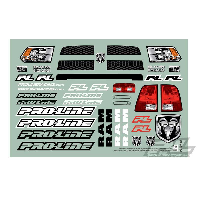 Pro-Line RAM 1500 Clear Rock Crawler Body 12.3" WB (3434-00)