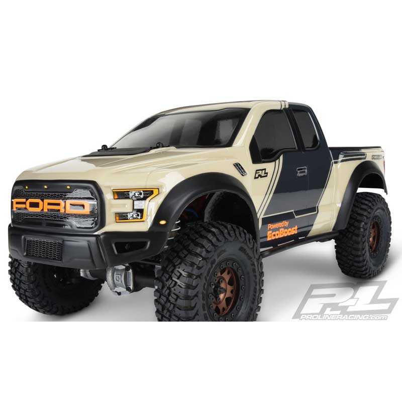 Pro-Line 2017 Ford F-150 Raptor Clear Rock Crawler Body 12.3" WB (3516-00)