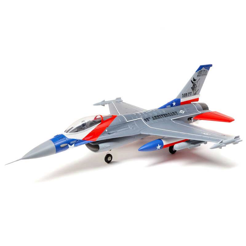 E-Flite F-16 Falcon 64mm EDF Jet BNF w/AS3X & SAFE Select (EFL9850)