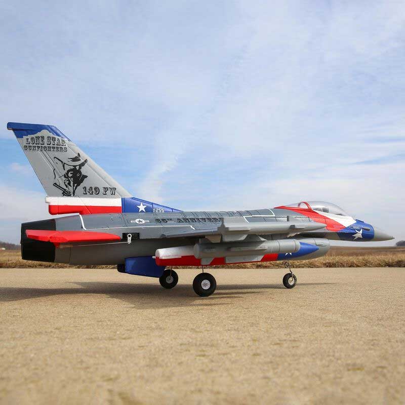 E-Flite F-16 Falcon 64mm EDF Jet BNF w/AS3X & SAFE Select (EFL9850)